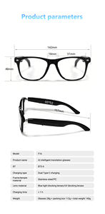 Novedades G2 AI Gafas Inteligentes con Cámara de Video, Traducción en Tiempo Real, WIFI, 1080P, Plegables, Resistentes al Agua IP67, Magnéticas - Product Image 6