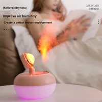 Lampe d'ambiance créative, lampe de coucher de soleil et de lever de soleil, humidificateur, appareil de réhydratation pour la chambre à coucher