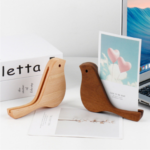 ที่ใส่ปฏิทินไม้รูปทรงนกสุดสร้างสรรค์เมนูตั้งโต๊ะทำจากไม้ - Product Image 4