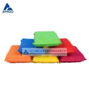Amigo Kitchen Scrubbing <b>Sponge</b> Pad Rectangle Colorful Dish Cleaning Pad For Pots Pans Bowls - Product Image 4