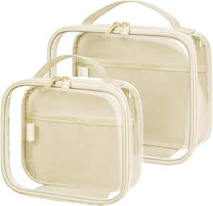 Nieuwe Sport Doorzichtige Pvc Toilettas Tsa Handbagage Reis Toilettas Waterbestendige Pvc Cosmetische Make-Up Tas Voor Vrouwen Man - Product Image 3