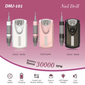 DMJ-101 Taladro de Uñas Portátil Recargable de 35000 rpm para Manicura y Pedicura - Product Image 4