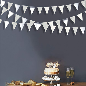 Bannière de fond photo triangulaire 3M à motif floral pour anniversaires, baby showers, Halloween, Nouvel An, Pâques, et fêtes du Nouvel An chinois - Product Image 2