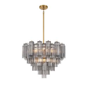 Lustre <span class=keywords><strong>en</strong></span> <span class=keywords><strong>verre</strong></span> rond à étages Blanche Faust de luxe pour intérieur, éclairage <span class=keywords><strong>suspendu</strong></span> pour salon, chambre à coucher, salle à manger - Product Image 6