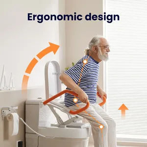 Nouveau design – Rehausseur de toilettes réglable à double moteur pour personnes âgées, pour un accès facilité à la toilette dans la salle de bain - Product Image 2