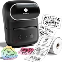 Untuk Printer Stiker & Label Thermal Mini M108 BT dengan Baterai 1200mAh Resolusi 203dpi - Tersedia