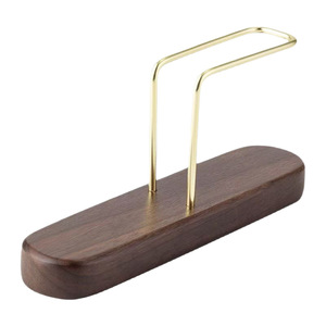 Hand-drip Coffee V-shaped Fan-shaped Filter Paper <strong>Solid</strong> Wood Standing Sustainable Storage <strong>Rack</strong> for Drinkware Universal Handmade - Product Image 5