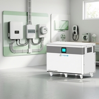 ESS Todo en Uno, Batería de Litio LiFePO4 de 15kWh, 20kWh, 30kWh, 51.2V, 300Ah, 400Ah, 600Ah, 8000 Ciclos, para Almacenamiento de Energía en el Hogar