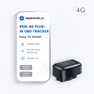 4G LTE OBD II เครื่องติดตามมาตรวัดอัตโนมัติอัจฉริยะ GPS สำหรับรถยนต์รถบรรทุกติดตามตำแหน่งการเตือนภัยแบบเรียลไทม์หลายตัวติดตามยานพาหนะ