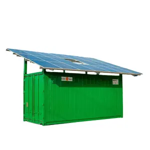 Pequeño contenedor de granja inteligente de energía solar automático Botón de ostra Equipo de cultivo de sala de cultivo de setas Almacenamiento de cámara frigorífica