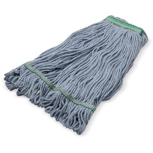 Recharge de balai serpillère en coton robuste 500g avec manche en aluminium, tête de balai auto-essoreuse réutilisable pour le nettoyage domestique, écologique - Product Image 1