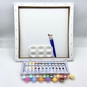 Factory Price Custom DIY Painting Landscape Diy Paint by Numbers With <b>Frame</b> BSCI - Product Image 6