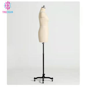 Woman Half Body Sewing Mannequin Tailors <strong>Dummy</strong> Half Body Tailoring Dress Form Mannequin With <strong>Magnetic</strong> Hand - Product Image 4