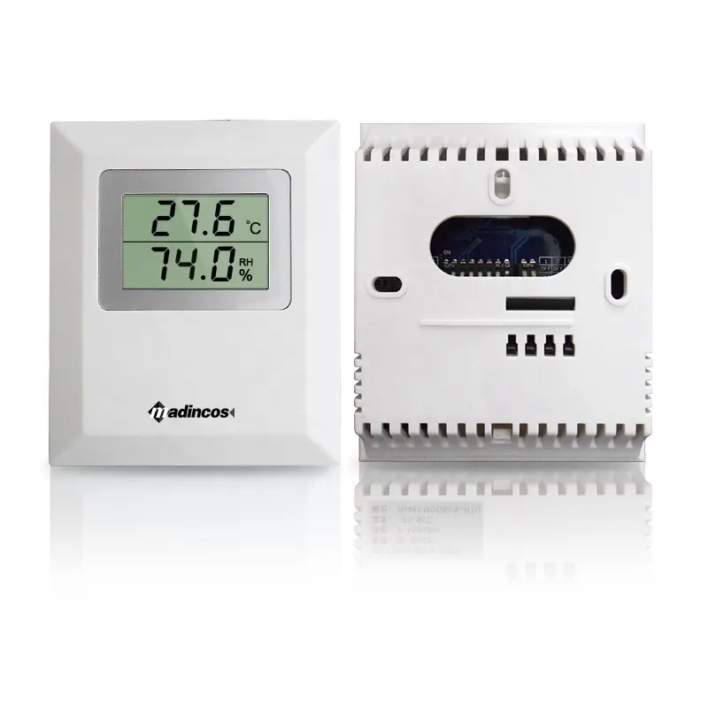 MTH300: 0.3% Muur Type Digitale Lcd Display Kamer Temperatuur En Vochtigheid Sensor Met Optionele 0-5V/0-10V/4-20 Ma/Rs485 Uitgang