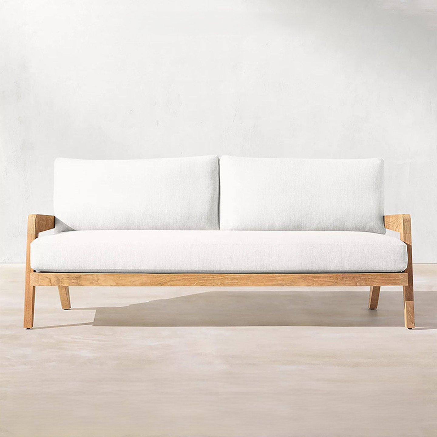 Divano doppio in teak importato