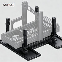 Kit de Conversión de Plataforma de Movimiento de 2 Ejes a 6 Ejes, Soporte de Conversión para Simulador de Conducción, Soporte de Perfil de Aluminio