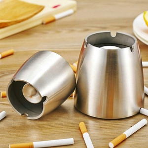 Overdekte Winddichte Geurbestendige Asbakken Roestvrijstalen Asbakken Buiten Sigarettenasbak Met Deksel Roestvrijstalen Asbakken - Product Image 6