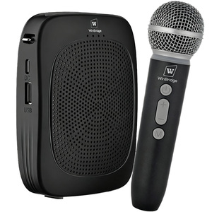 무선 헤드셋 마이크가있는 WinBridge C009 미니 앰프 휴대용 PA 시스템 스피커 - Product Image 1