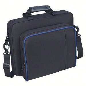 Bolsa de almacenamiento de tamaño Original 2025, estuche de transporte, bolso de hombro protector, bolso de mano para sistema <span class=keywords><strong>PlayStation</strong></span> <span class=keywords><strong>4</strong></span> para accesorios PS4 Pro - Product Image 4