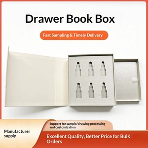 2026 New Custom Drawer Book <b>Box</b> for Essential Oils & Cosmetics - Product Image 4