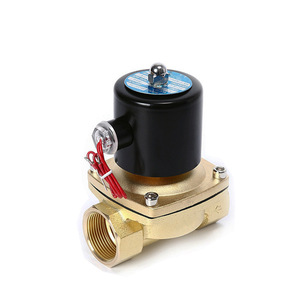 Vanne solénoïde à deux voies en cuivre 24VDC 220VAC normalement fermée pour eau et gaz, 1 pouce, 2 pouces, utilisation en protection incendie - Product Image 2