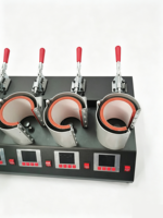 Presse à tasses numérique individuelle 5-en-1 avec 5 contrôleurs – Machine de transfert thermique par sublimation pour tasses