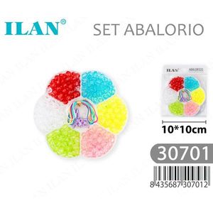 ILAN <b>Bead</b> <b>Set</b> 10x10cm Colorful Abalorio Craft Kit - Product Image 1