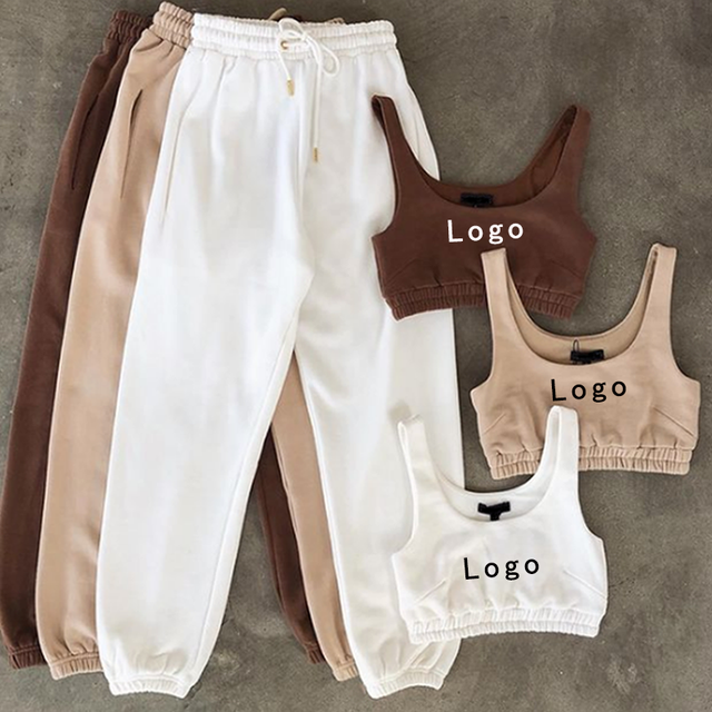 New Arrivals  Summer Trending Jogger Outfits Matching Sets Suits Set for Women Clothing Crop Two Pieces 2 Piece Set Women