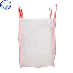 1 tonelada de tapa plana lado inferior de la correa de malla ventilada Bolso grande de los PP para leña - Product Image 5