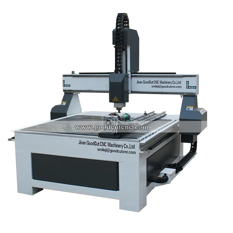 Best Popular Jinan GOODCUT Aluminium Router CNC Machine with T-Slot Table for Cutting and Carving