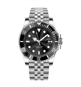 Montre mécanique automatique en acier inoxydable, sportive, étanche, tendance, avec logo personnalisé - Product Image 1
