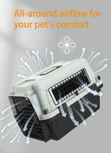 Fabrika doğrudan satış yüksek kalite ve taşıması kolay kedi ve köpek pet yatılı pet seyahat taşıyıcısı kafesi - Product Image 4