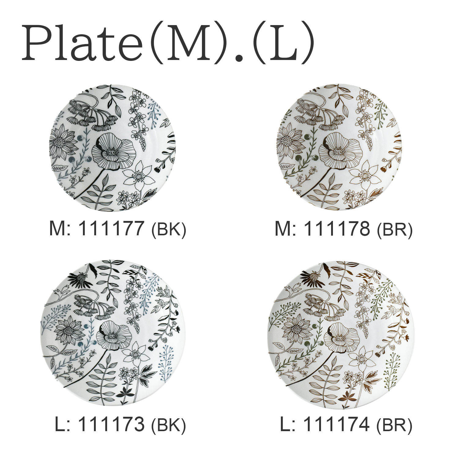 Plate (M)(L)