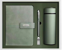 Ensemble cadeau de papeterie haut de gamme avec carnet, logo personnalisé, boîtes de luxe pour entreprise, pour le bureau