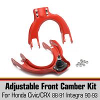 Kit de carrossage supérieur avant réglable EPMAN bras de commande à rotule Compatible pour Honda Civic CRX EF DA 88-91 TKFCA003EF