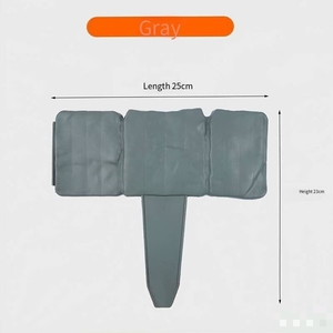 Clôture <span class=keywords><strong>de</strong></span> <span class=keywords><strong>jardin</strong></span> moderne <span class=keywords><strong>en</strong></span> plastique emboîtable, étanche, aspect <span class=keywords><strong>pierre</strong></span>, sans creuser, pour aménagement paysager, <span class=keywords><strong>bordure</strong></span> <span class=keywords><strong>de</strong></span> pelouse, assemblage DIY, économique - Product Image 1