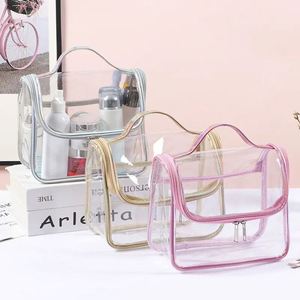 Waterproof Clear Transparent Beauty Trip Toiletry <b>Wash</b> <b>Bag</b> <b>Travel</b> Makeup <b>Bag</b> Organizer Clear PVC Cosmetic <b>Bags</b> - Product Image 1