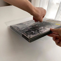 Fundas de Plástico OPP Autoadhesivas a Prueba de Polvo para Discos de Vinilo de 12 Pulgadas, Transparentes, Gruesas, para 4 LP, con Etiqueta Personalizada, Embalaje en Caja de Cartón/Papel