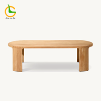 Meubles fantastiques ensembles de jardin en bois massif Tables d'extérieur rondes pour hôtel ensemble de salle à manger en plein air meubles d'extérieur en teck