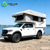 Tente de toit rigide toutes saisons imperméable pour camionnette, tente de camping pour benne de pick-up
