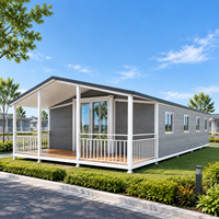 Rumah Prefab Modern yang Dapat Diperluas, Bangunan Kontainer Modular Portabel, Pemasangan Mudah untuk Hotel, Kantor, dan Akomodasi