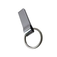 Memorias USB 2.0 Personalizadas con Anillo para Llaves, Precio Directo de Fábrica, Unidad Flash USB de 4 GB, Pendrive Metálico