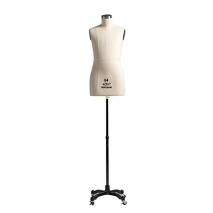Maniquí <span class=keywords><strong>de</strong></span> <span class=keywords><strong>Costura</strong></span> Ajustable <span class=keywords><strong>de</strong></span> Medio Cuerpo con Ruedas, Maniquí <span class=keywords><strong>de</strong></span> <span class=keywords><strong>Busto</strong></span> <span class=keywords><strong>de</strong></span> Talla Grande para <span class=keywords><strong>Mujer</strong></span>, Soporte <span class=keywords><strong>de</strong></span> Espuma Suave para Sastrería Infantil - Product Image 6