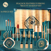 Kit Make up kemasan indah, 16 buah/Set semua dalam satu Set profesional hadiah Makeup ulang tahun liburan
