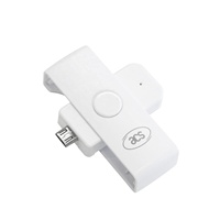 Mini Lector de Tarjetas Inteligentes Android USB PC SC Compatible con ISO 7816 ACR39U-ND