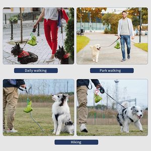 Nouveau support de sac à crottes pour chien, Attaches, clip, distributeur de sac à crottes mains libres pour la marche, la course, accessoire de vélo - Product Image 4