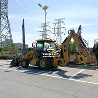 Chargeuses-pelleteuses d'occasion Caterpillar CAT420F mini chargeuse compacte sur chenilles 100% prêt CAT 416E 426F 430F 420F Chargeur pelleteuse d'occasion