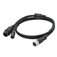 Câble Ethernet M12 réseau Lan D X code 4pin 8pin M12 à connecteur Rj45 caméra industrielle câble de Vision industrielle