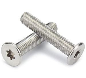 สกรูหัวแบนบาง304ทำจากสแตนเลส M5 - Product Image 3