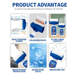 ใหม่ลูกกลิ้ง<span class=keywords><strong>สี</strong></span><span class=keywords><strong>น้ำ</strong></span>ขนาดใหญ่อิมัลชันที่มี<span class=keywords><strong>สี</strong></span>สันสำหรับการตกแต่งผนังภายใน - Product Image 3